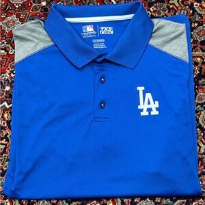 TX3 COOL LOS ANGELES DODGERS BLU/GREY POLO. SIZE XXL